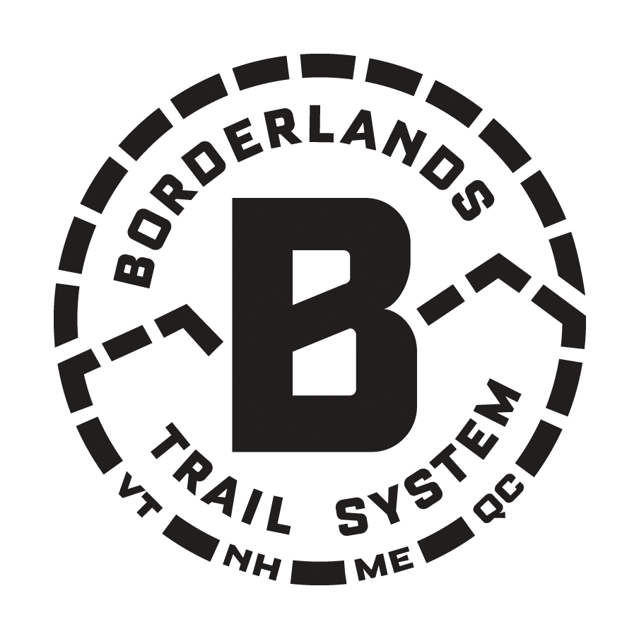 borderlands trail system seal logo black